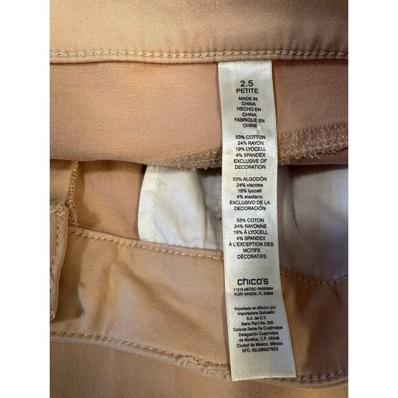Chico's The Platinum Jegging 2.5 Pink Women Pants Large 14 - Picture 9 of 9